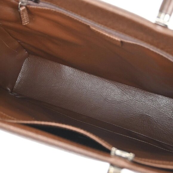 Gucci Brown Pigskin Bamboo Tote Bag 002.1034 200047 196218 - Picture 7 of 9